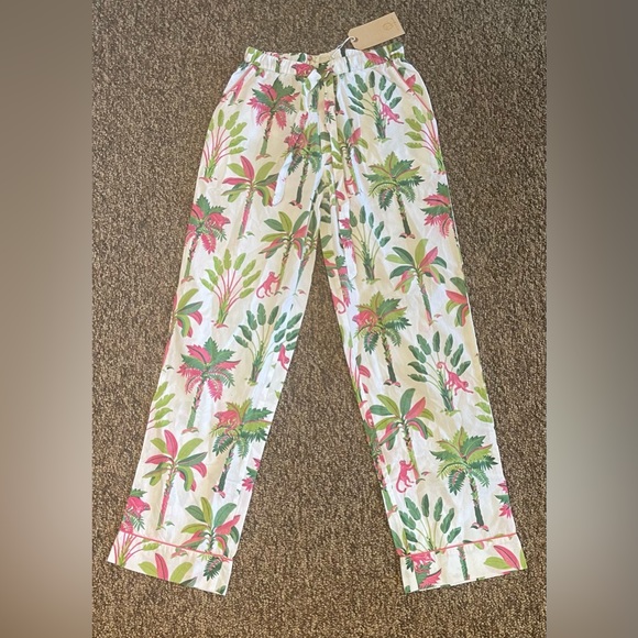 Printfresh Other - NWT Printfresh Royal Palms long pants XXS